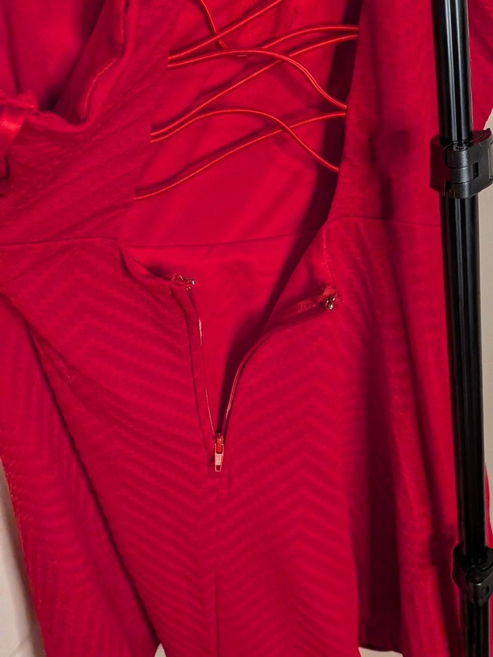 City Studio Hot Pink Spaghetti-Strap Fit & Flare Mini Dress - Picture 4 of 5